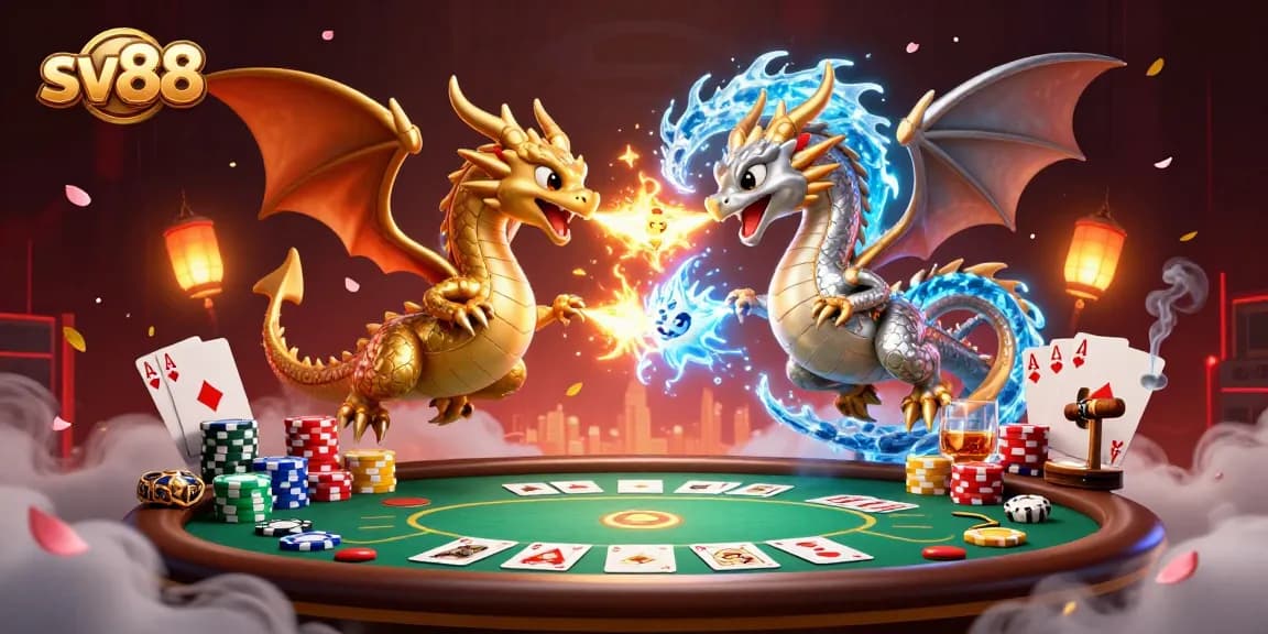 Engage with sv88's thrilling poker scene featuring epic dragon dynamics and vibrant gaming elements.