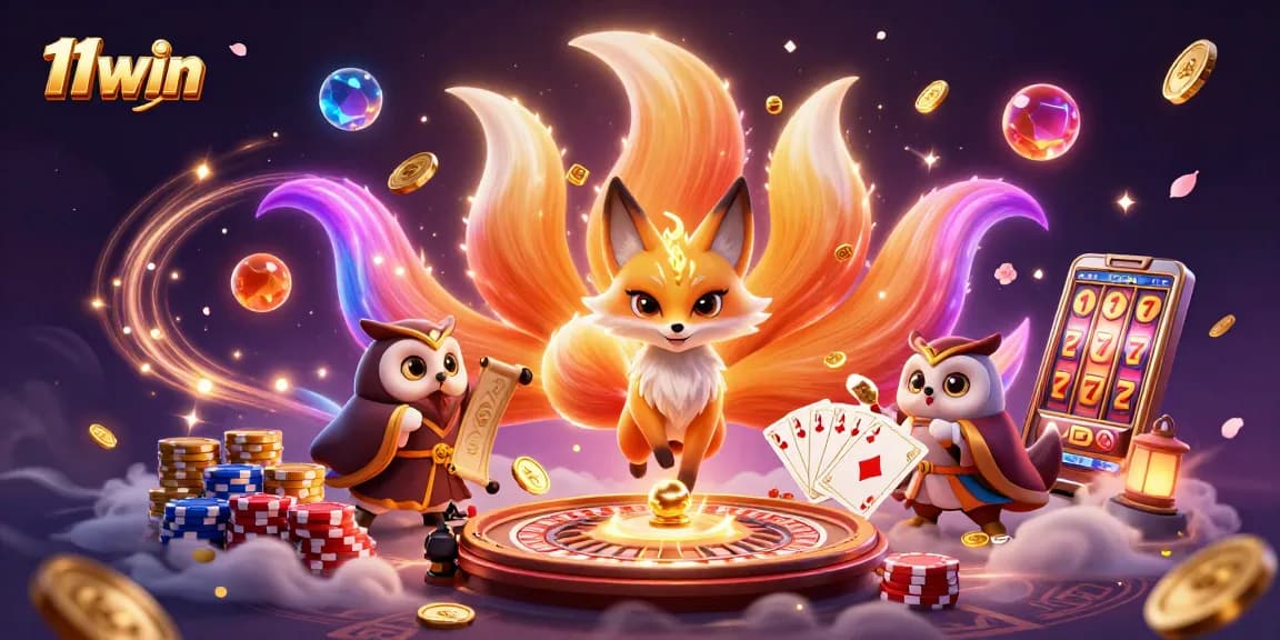 Experience the enchanting world of 11win with vibrant casinos and magical spirits.