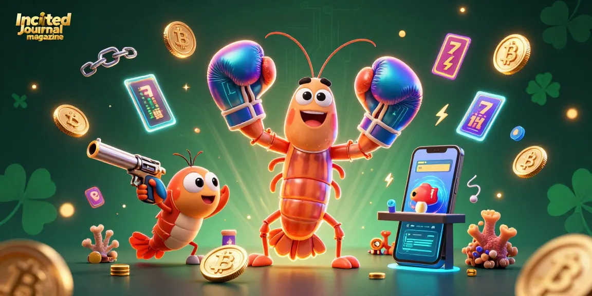 Engage with exciting gameplay at Incited Journal magazine featuring vibrant 3D shrimp characters amid dynamic casino elements.