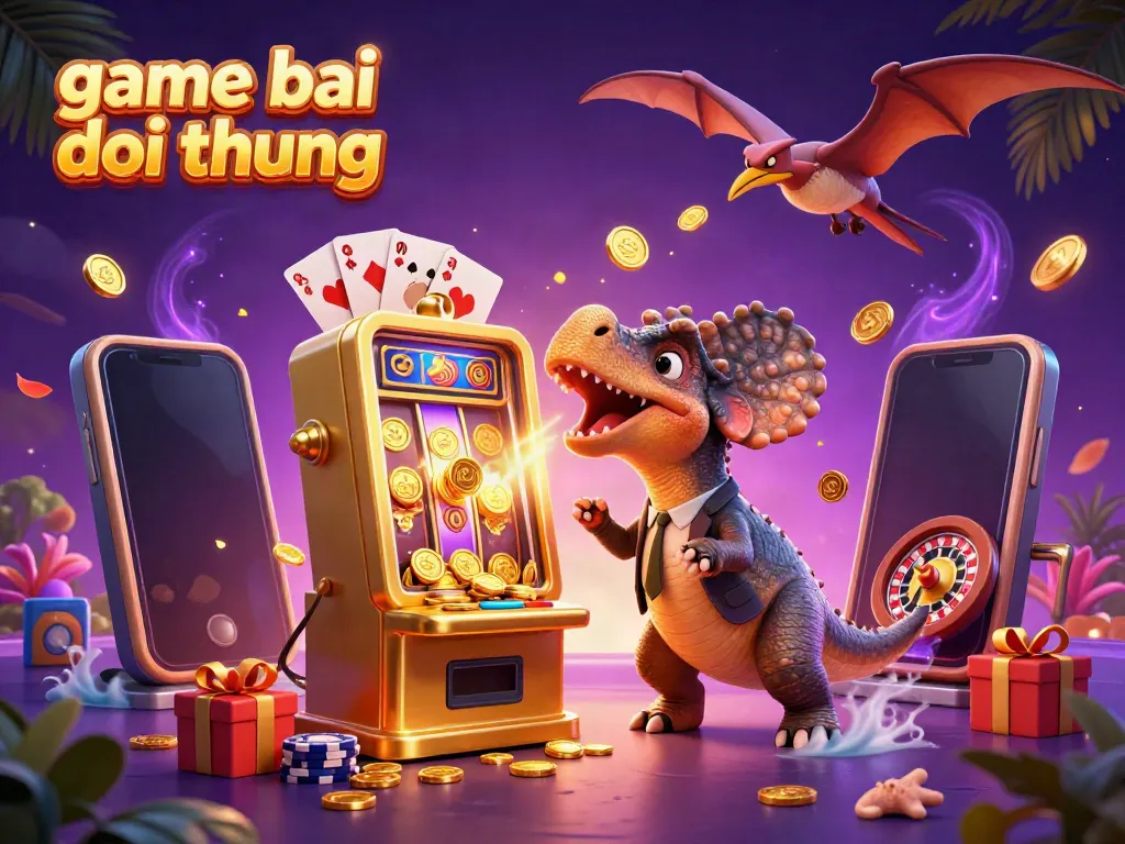 Experience the excitement of game bai doi thuong with vibrant illustrations of dynamic winnings and engaging characters.
