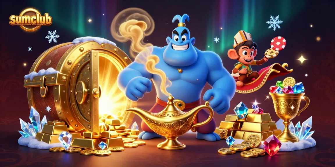 Experience thrilling games at sumclub with a magical scene of possibility and fortune.