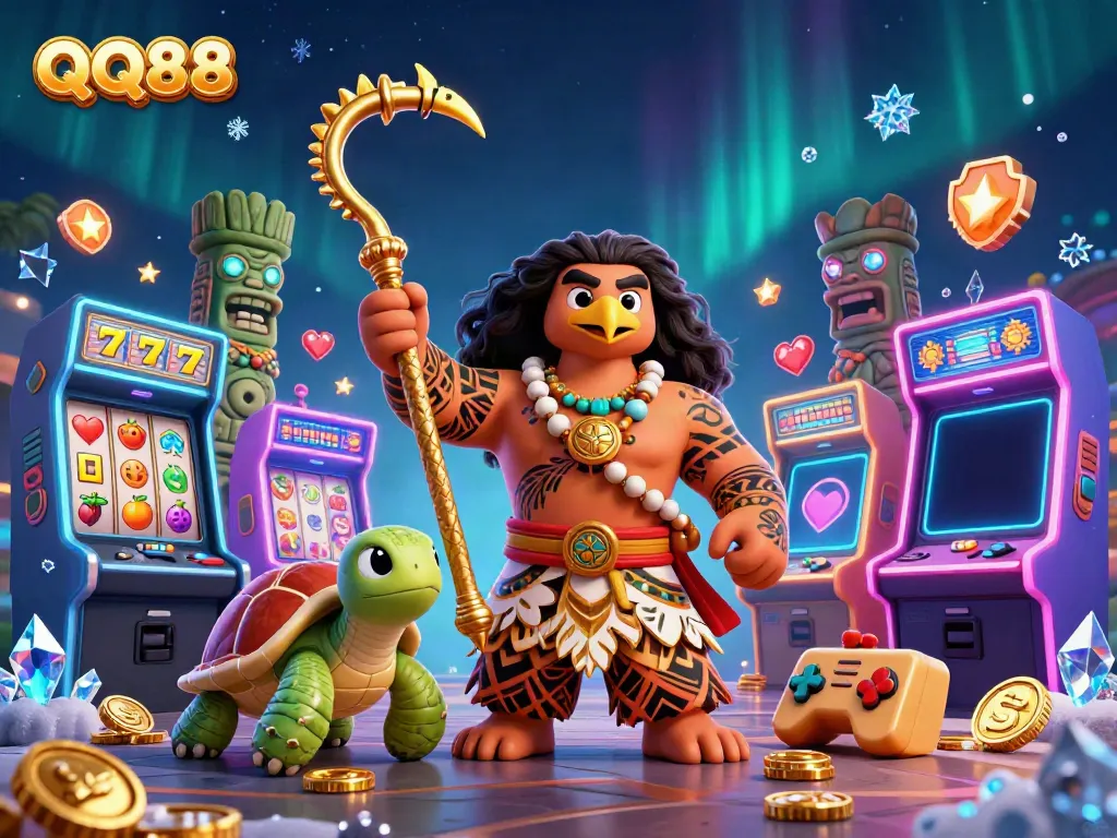 Engage in gaming excitement with QQ88, exploring dazzling casino elements and winning jackpots!