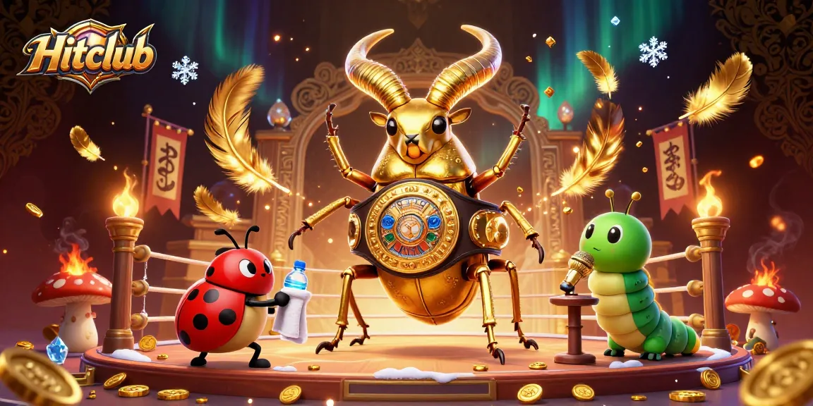 Experience Hitclub's thrilling atmosphere with a dynamic boxing scene featuring unique characters and casino elements.