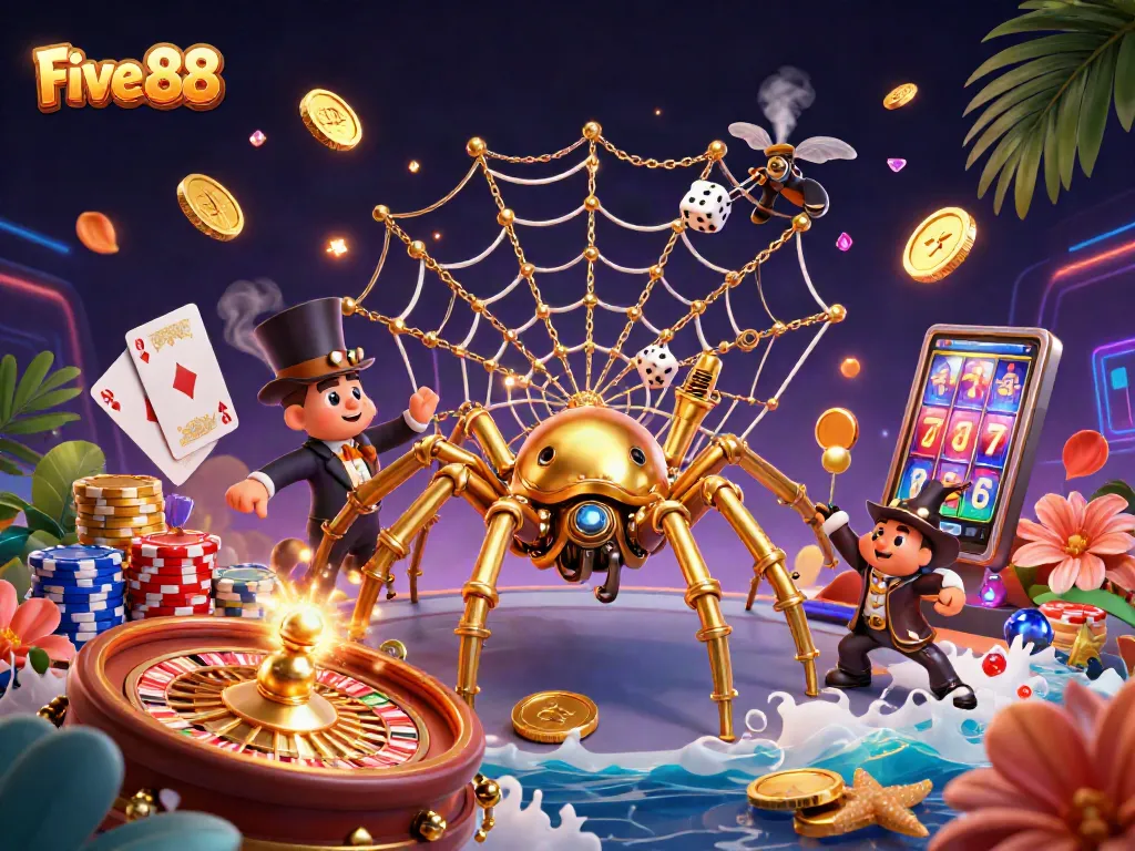 Engage in thrilling gameplay at Five 88 with dynamic visuals of winning moments.