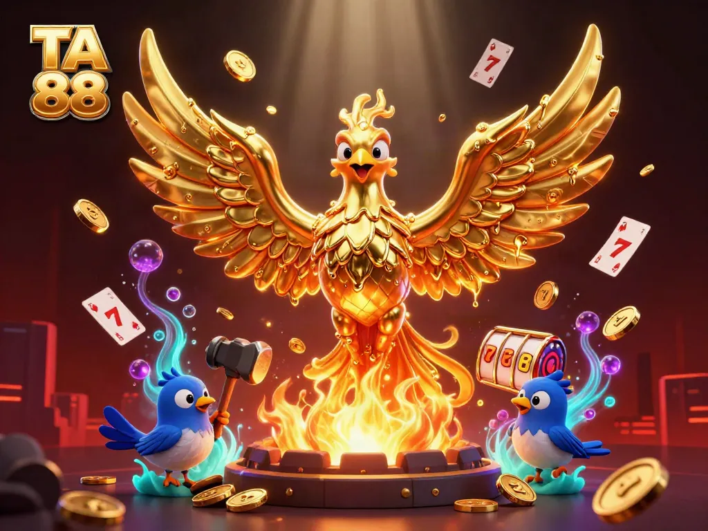 Experience thrilling wins at TA 88 with golden phoenix and explosive slot reels in action.
