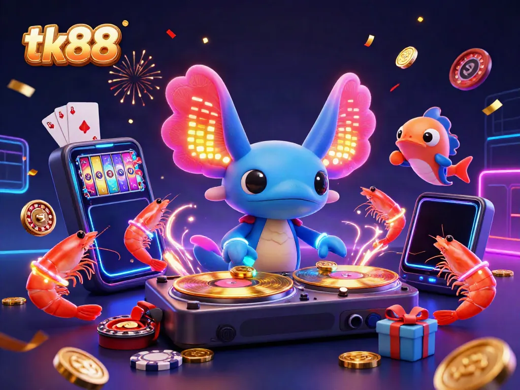 Spin colorful slot games and win big with tk88's vibrant underwater casino party.