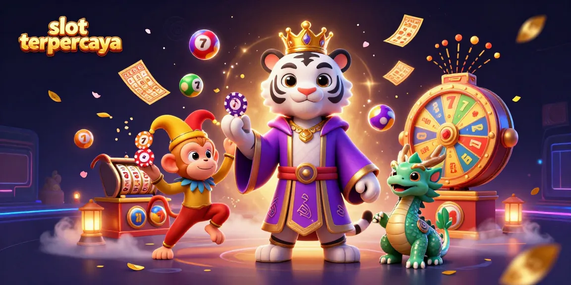 Experience thrilling gameplay with slot terpercaya in a vibrant casino-themed scene.