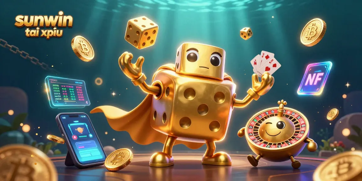 Engage in sunwin tài xỉu with the dynamic golden dice golem and its casino elements.