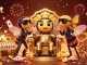 Join the fabet adventure with a mob boss in a golden throne, enriched with casino treasures and vibrant confetti.