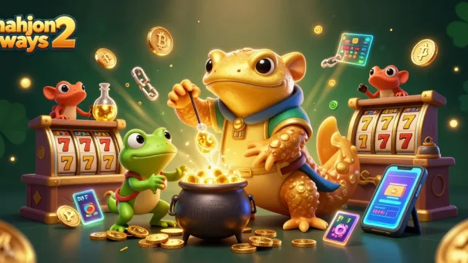 Experience the excitement of mahjong ways 2 with a fantastical scene featuring a golden salamander alchemist.