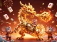 Experience HUBET's vibrant gaming world, illustrated with dynamic characters and elements, showcasing casino excitement.