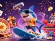 M98 offers thrilling gaming with dynamic scenes of winning slots and vibrant casino elements.