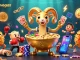 Experience thrilling gameplay with crazyvegas, featuring vibrant 3D characters and glowing crypto elements.