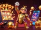Engage in thrilling gameplay at S8 with the hercules beetle conquering jackpot riches in a colorful casino scene.